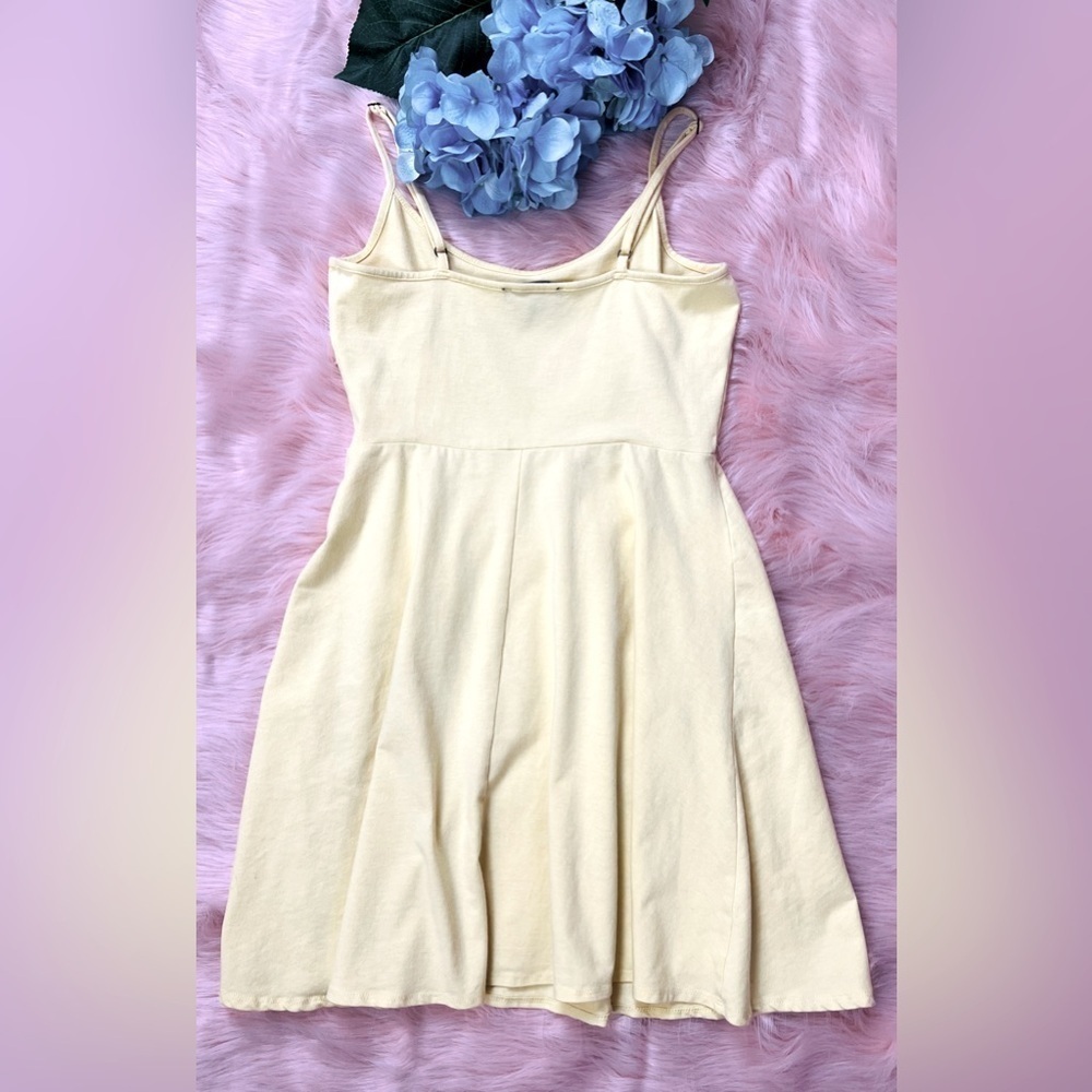 Pastel Yellow Sundress Sz S by Forever 21 - Picture 4 of 6
